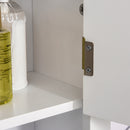 HOMCOM Bathroom Wall Cabinet, Medicine Cabinet w/ Adjustable Shelf, White