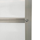 Outsunny Polycarbonate Walk-in Garden Greenhouse W/ Sliding Door