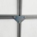 Outsunny Polycarbonate Walk-in Garden Greenhouse W/ Sliding Door