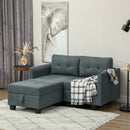 HOMCOM Modular Sectional Sofa with Storage, 2 Seater Sofa Set
