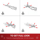 HOMCOM 6FT Prelit Artificial Pencil Christmas Tree with Warm White LED Light, Red Berry, Green