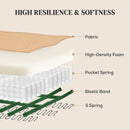 HOMCOM Recliner Armchair, Reclining Chair With Adjustable Leg Rest