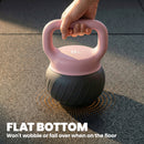 SPORTNOW Soft Kettlebell, 12kg Kettle Bell with Anti-Slip Grip for Home Gym