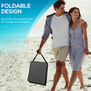 Outsunny Garden Beach Chair Mat, Sun Lounger Seats with Adjustable Back