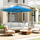 Outsunny 3(m) Banana Parasol Cantilever Umbrella Garden