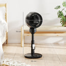 HOMCOM 9" Pedestal Cooling Fan With Adjustable Speed And Mode, Black