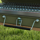 Outsunny Portable BBQ Grill with Suitcase Design for Camping Picnic Party