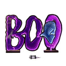 60cm Light up Halloween BOO Infinity Decoration with Pink and White LEDs