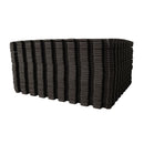Samuel Alexander Black EVA Foam Floor Mats 60x60cm Interlocking Gym & Play Mats, Non-Slip, Water Resistant