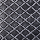 30cm/39cm Square Plastic Pewter Effect Grey Garden Patio Planter