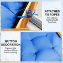 Outsunny Adirondack Chair Cushion Rocking Chair Cushion W/ Ties