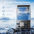 HOMCOM 45kg/24H Commercial Ice Maker Machine with Auto Self-Cleaning
