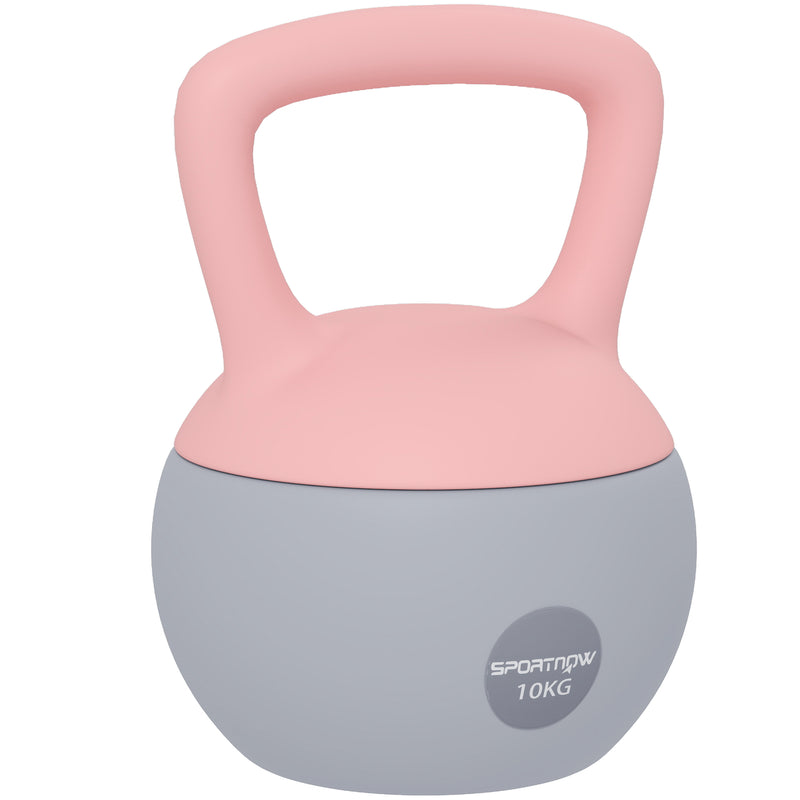 SPORTNOW 10KG Kettlebell with Soft Body and Non-Slip Handle