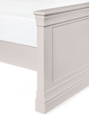 Clermont 135Cm Double Bed - Light Grey
