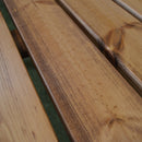 Hand Made 6 Seater Rustic Wooden Garden Furniture Table And Bench/Chairs Set