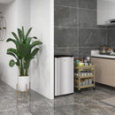 HOMCOM 91L Freestanding Under Counter Fridge Silver