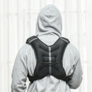 HOMCOM 8KG Weighted Vest with Adjustable Straps, Pocket, Reflective Strips