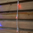 1.5m x 2m Light up Cascading Christmas Curtain Light with 240 Multi-Coloured LEDs