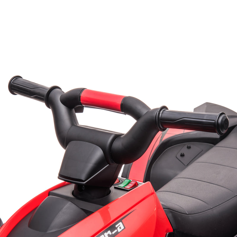 HOMCOM 12V Electric Quad Bikes for Kids Ride On Car ATV Toy for 3-5 Years Red