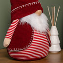 45cm Red and White Stripe Sitting Christmas Gonk Decoration