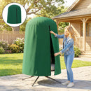 Outsunny Hanging Egg Chair Cover Garden Swing Chair Cover Waterproof, Green