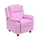 HOMCOM Children Recliner Chair - Pink