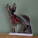 40cm Light up Reindeer Christmas Infinity Light with Red and Warm White LEDs