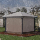 Outsunny 3 X 3 (m) Gazebo Protective Cover, Waterproof Cover For Canopy, Tent