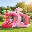 AIYAPLAY Kids Inflatable Bounce House With Blower For Indoor Outdoor, Pink
