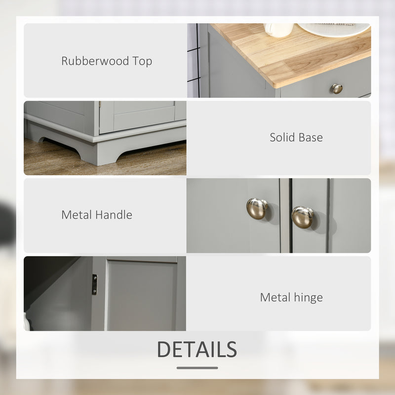 HOMCOM Sideboard Buffet Cabinet With Storage Cabinets And Drawers
