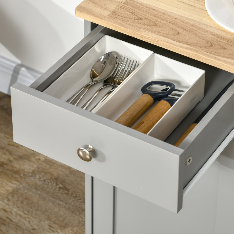 HOMCOM Sideboard Buffet Cabinet With Storage Cabinets And Drawers