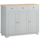 HOMCOM Sideboard Buffet Cabinet With Storage Cabinets And Drawers