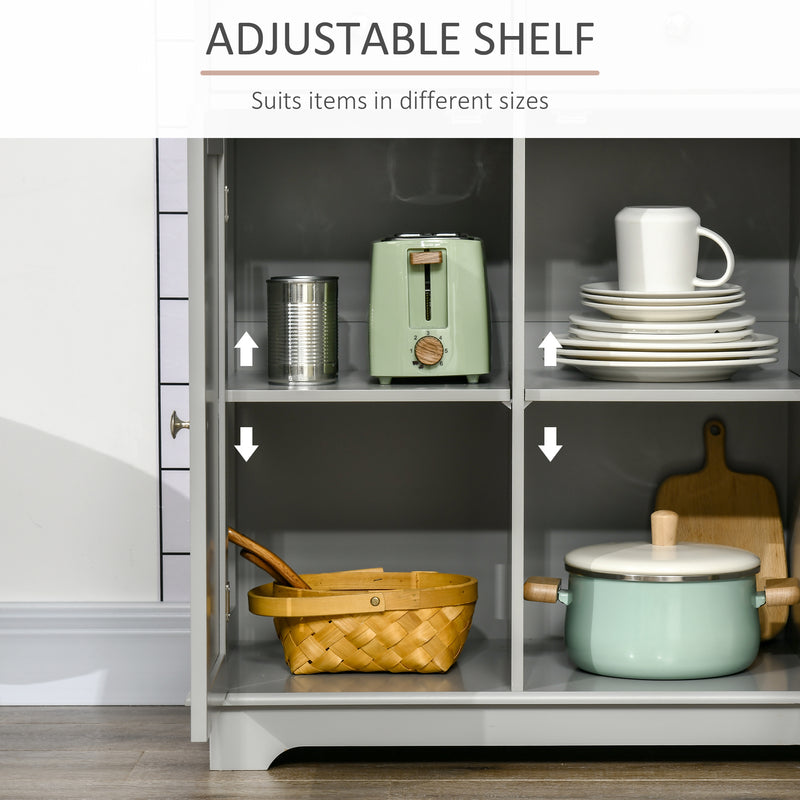 HOMCOM Sideboard Buffet Cabinet With Storage Cabinets And Drawers