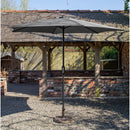 Samuel Alexander 2.7m Havana Garden Patio Parasol with Crank Handle in Grey