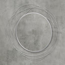 HOMCOM Metal Wall Art 65cm Round Mirror For Living Room Dining Room Silver