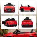 AIYAPLAY Kids Electric Car Licensed Mercedes AMG, 12V Ride On Car, Red