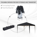 Outsunny  Pop Up Gazebo 3m x 3m - Black
