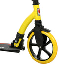 HOMCOM Teens Adult Kick Scooter Foldable Adjust Aluminium For 14+ Yellow