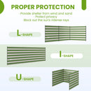 Outsunny Camping Windbreak Portable Wind Blocker Privacy Wall, 540cm x 150cm