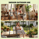 Outsunny Hammock Chair Stand Only, Hanging Chair Stand, 150 KG Load, Black
