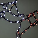 59cm x 45cm Light up FlexiBrights Christmas Santa Silhouette with 237 Multi-Coloured LEDs