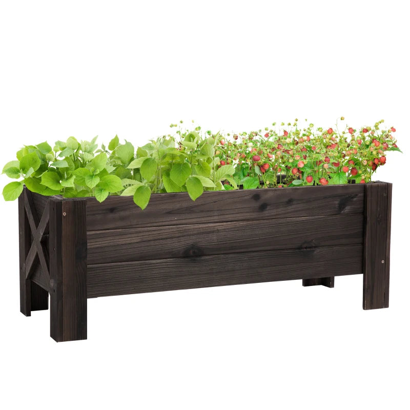 Outsunny Garden Raised Bed 100x36.5x36 cm