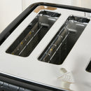 HOMCOM Toaster with 4 Slot, 7 Browning Levels, 1600W, Honeycomb