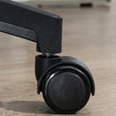 Vinsetto Mesh Chair With Headrest, 4D Lumbar Support, Flip-up Arm - White/Pink/Black