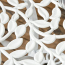 Outsunny Aluminium Bistro Set Garden Coffee Table Chair Outdoor Dining Set White