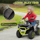 AIYAPLAY 12V Kids Quad Bike w/ 4 Suspension Wheels, for 3-5 Years