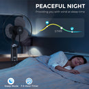 HOMCOM Spray Misting Fan, Pedestal Fan W/ Oscillation, Tilt, 120 Cm
