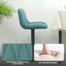 HOMCOM Bar Stools Set Of 2, Modern Armless Bar Chairs