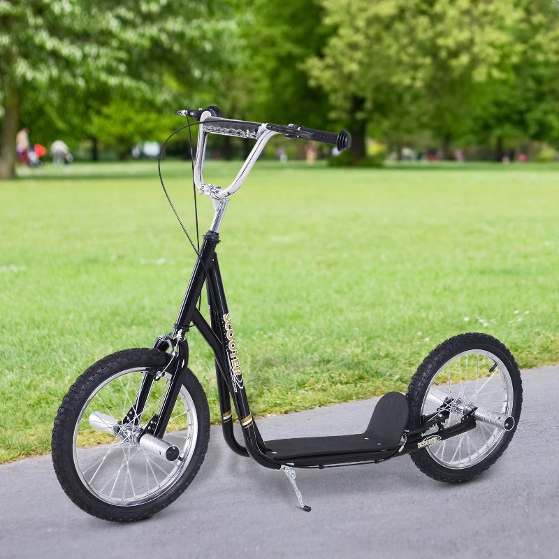 HOMCOM Youth Scooter -  Black