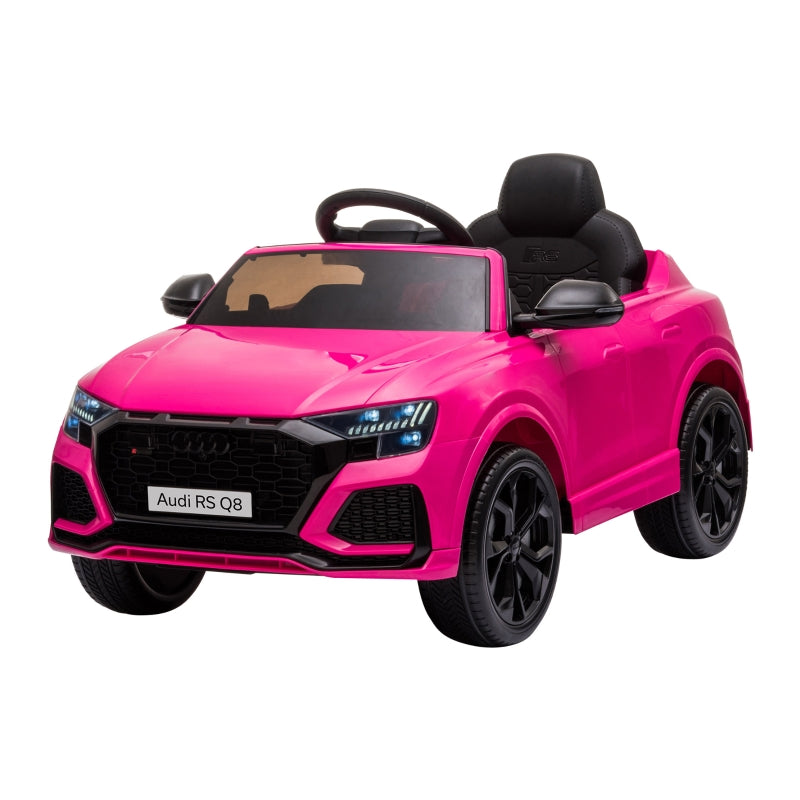 HOMCOM Kids Electric Ride On Car Audi RS Q8 6v - Pink